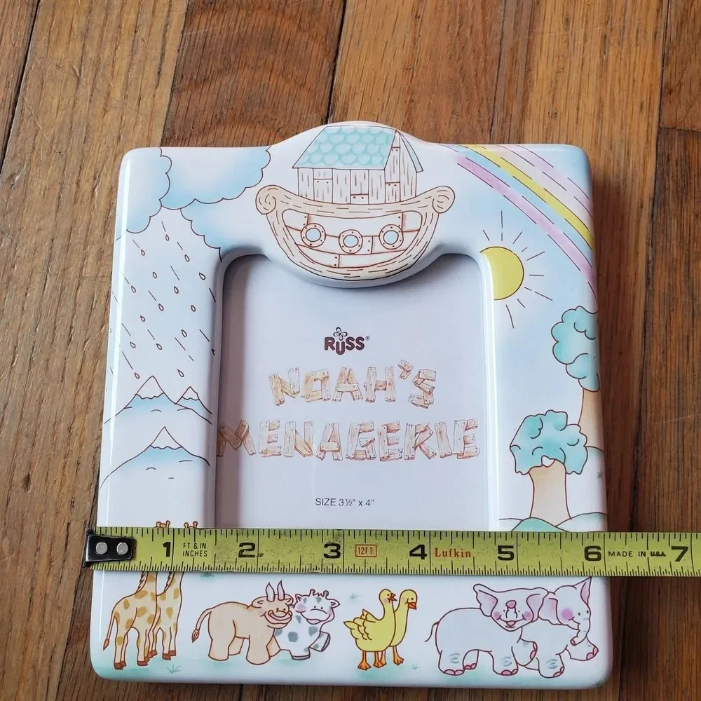 Russ Noah's‎ Ark Menagerie ceramic photo frame